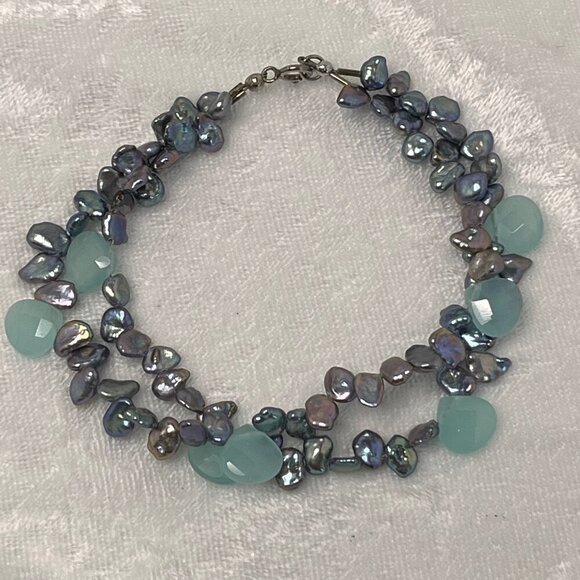 Double Stranded Pearl Bracelet - Picture 1 of 3